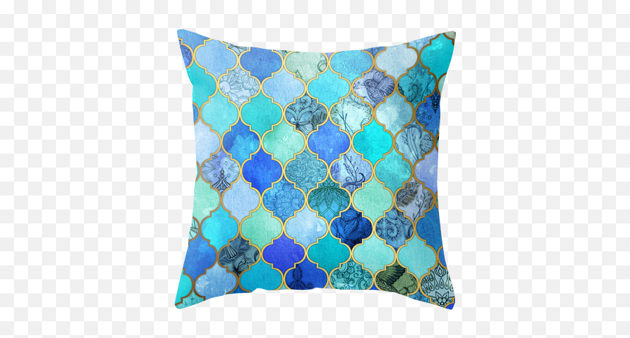 140 Etzy Ideas In 2021 - Moroccan Tile Iphone Background Emoji,Large Emotion Pillow