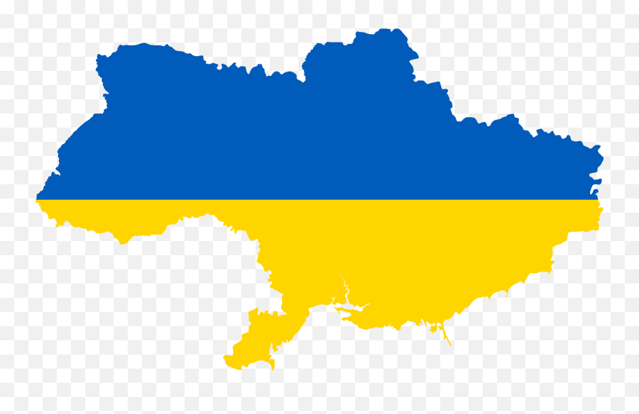 Flag Map Of Ukraine - Ukraine Png Emoji,Ulraine Flag Emoji