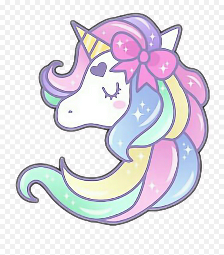 Unicorn Sticker Transparent Background - Novocomtop Rainbow Unicorn Clipart Png Unicorn Png Emoji,Emojis Face Unicor