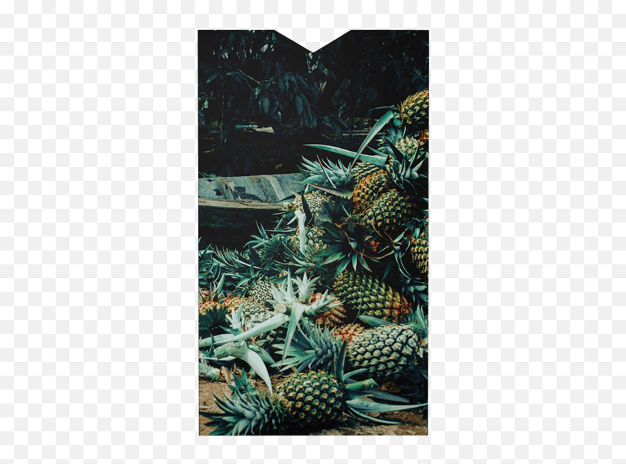 African Leather Postcards - Pineapples Emoji,Pineapple Emotions
