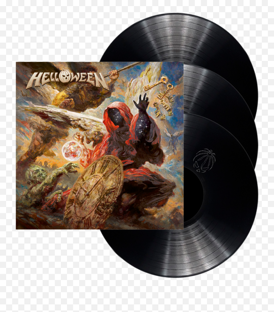 Helloween Helloween Black Hologram Vinyl Import - Helloween Helloween Black Hologram Vinyl Emoji,Spiderman Eyes Emotion