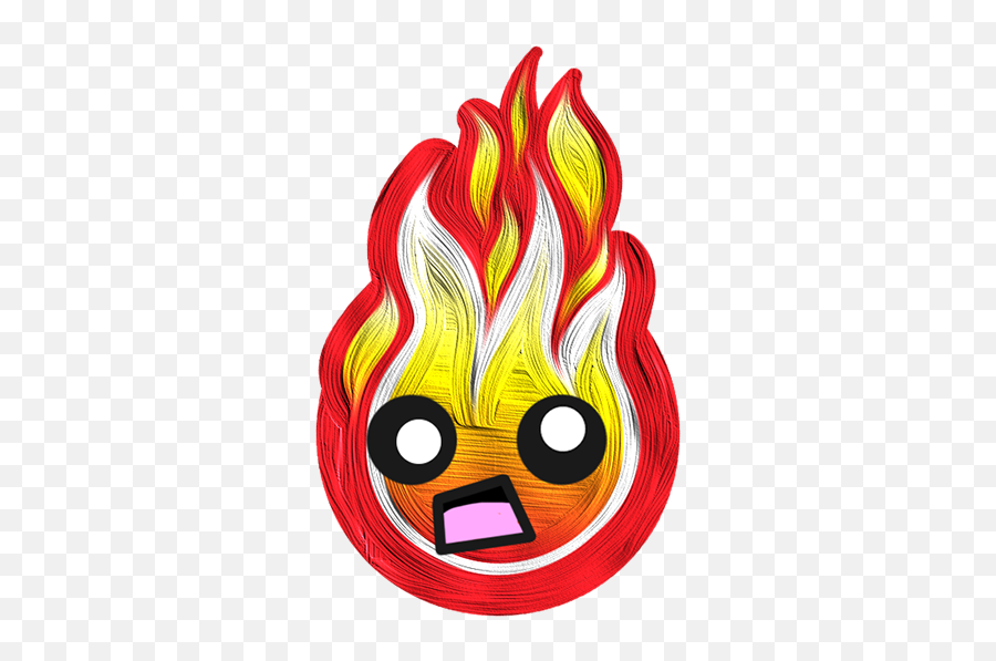 Download Hd Hot Fire Flame Emojis - Emoji Flame,Fire Emojis