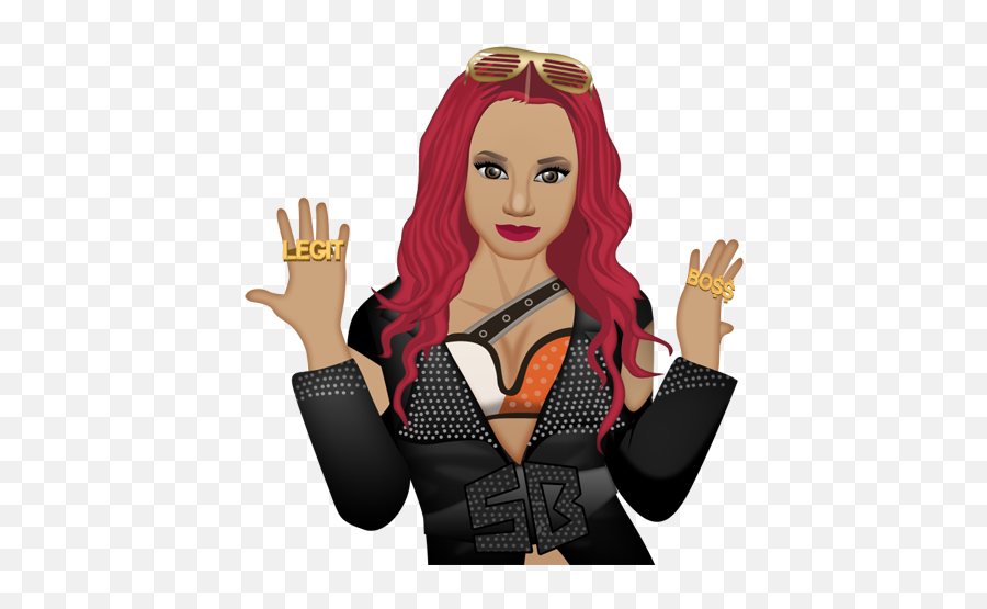 Hashtag - Sasha Banks Emoji,Enzo Amore Emoji