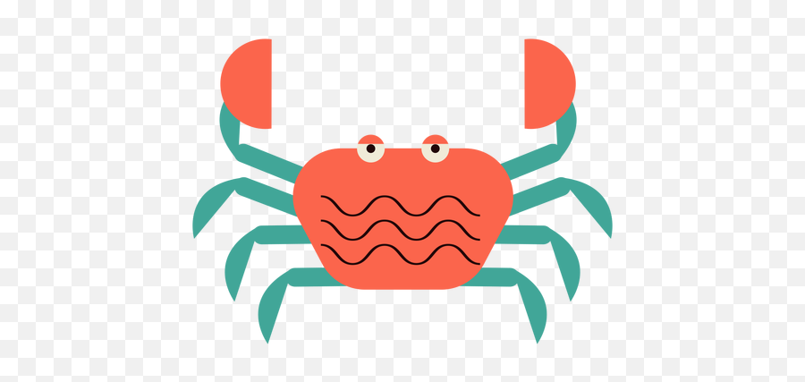 Crab Sea Animal Flat Transparent Png U0026 Svg Vector Emoji,Sea Emojis