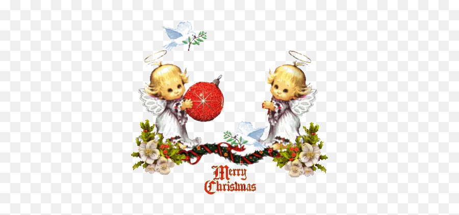 Top Merry Xmas Stickers For Android U0026 Ios Gfycat - Animation Christmas Angel Gif Emoji,Timbs Emoji