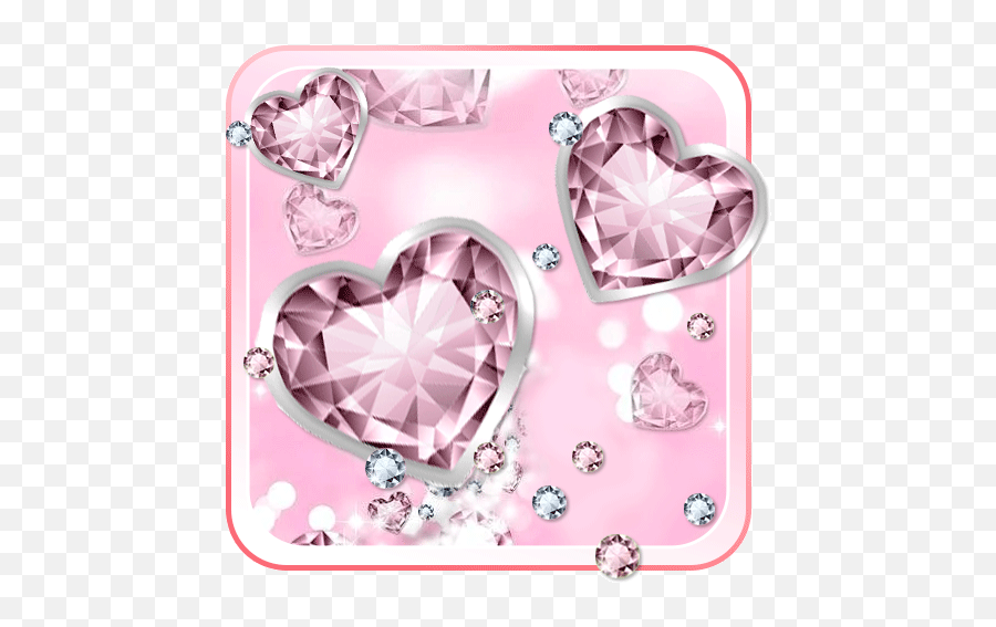 About Pink Glitter Diamond 3d Live Lock Screen Wallpaper Emoji,Emojis Lock Screen