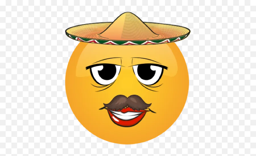 The Emoji By Darren Crockenball - Sticker Maker For Whatsapp,Man With Sombreero Emoji