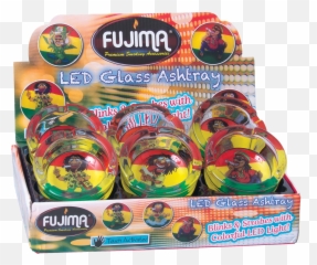 Fujima Jamaican Rasta Assorted Ashtray 6pc Wholesale - Smoke Emoji,Jamaica Emojis