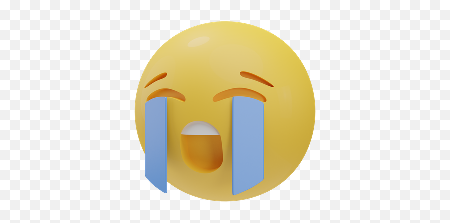 Premium Crying Emoji 3d Illustration Download In Png Obj Or,Crying Emoji Transparent
