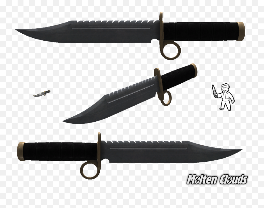 Combat Knife From Fallout - Fallout New Vegas Combat Knife Emoji,Knive Emoji