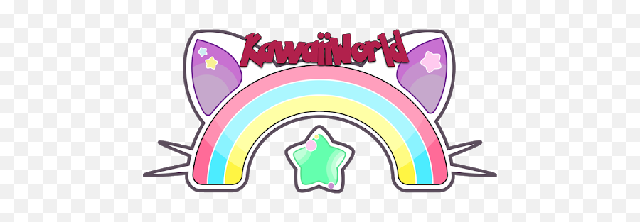 Comparison Kawaiiworld Vs The Crafters 13 - Kawaii Rainbow Cat Png Emoji,Emoji Quiz Computer And Glasses