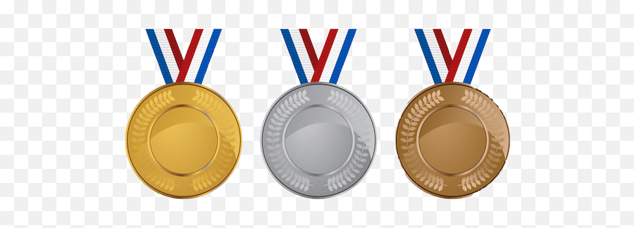Medal Gold Silver Bronze Sticker By Naya - Drawings Of Olympic Medals Emoji,Gold Medal Emoji