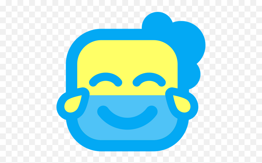 Cheerful Emoji Icon Of Flat Style - Happy,Verified Emoji Copy