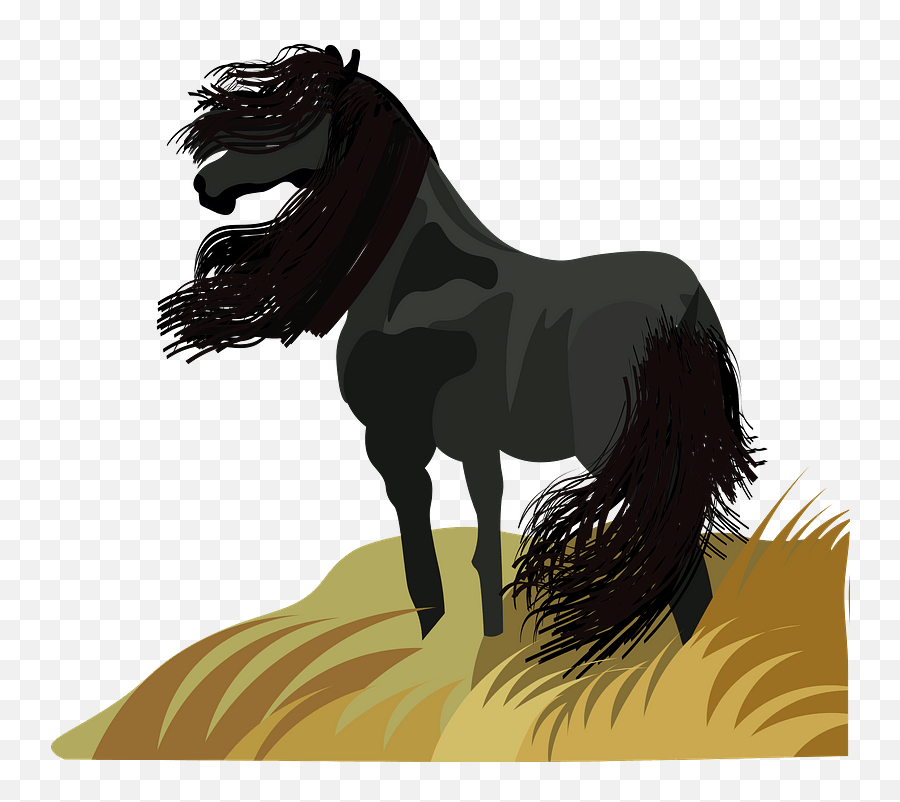 Black Horse - Animal Figure Emoji,Black Horse Emoji