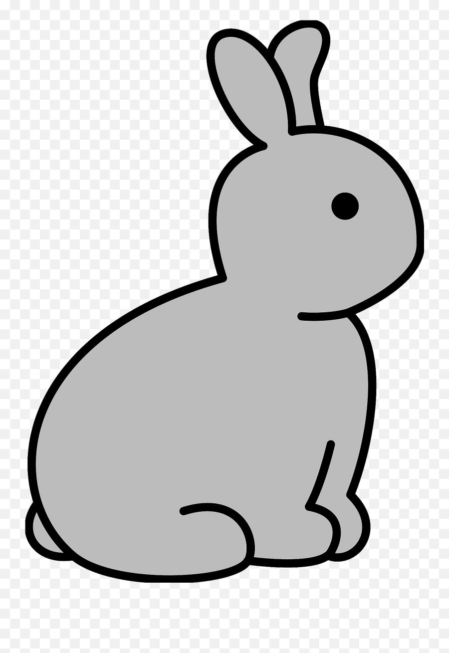 Little Rabbit Clipart Free Download Transparent Png - Dot Emoji,Happy Bunny Emoji