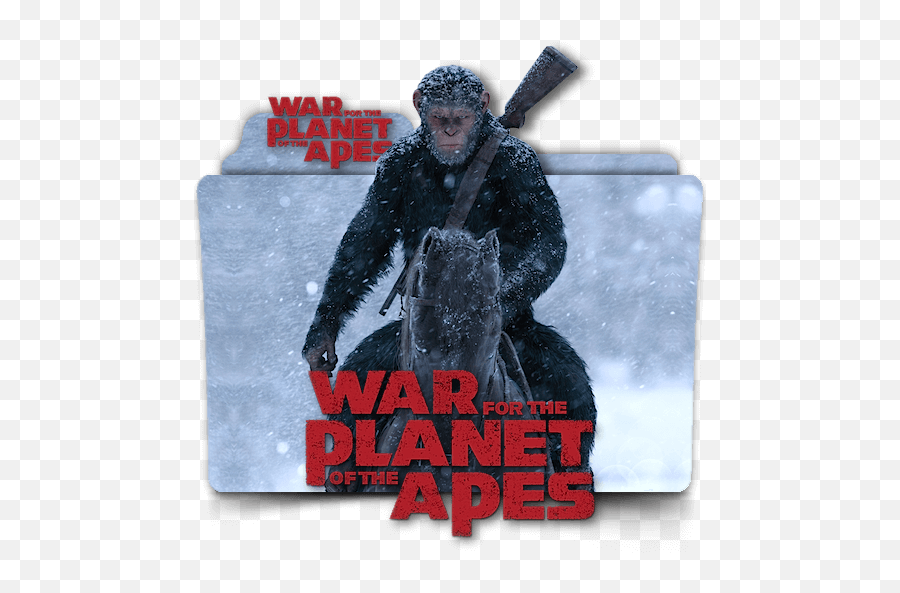 War For The Planet Of The Apes Movie Folder - Designbust Planeta De Los Simios War Emoji,God Of War Emoji