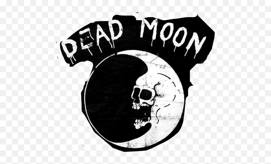 Dead Moon Rising Punk Sticker - Dot Emoji,Rising Sign Emoji