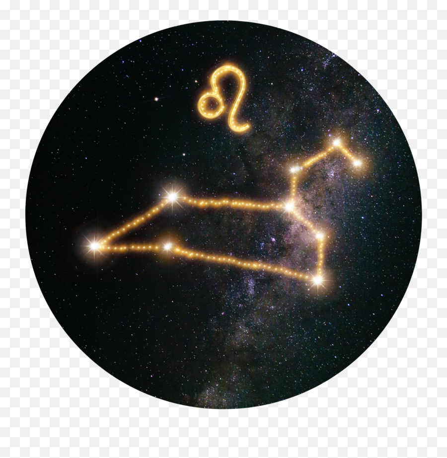 Leo Zodiac Stars Constellation Sticker - Dot Emoji,Leo Zodiac Emoji
