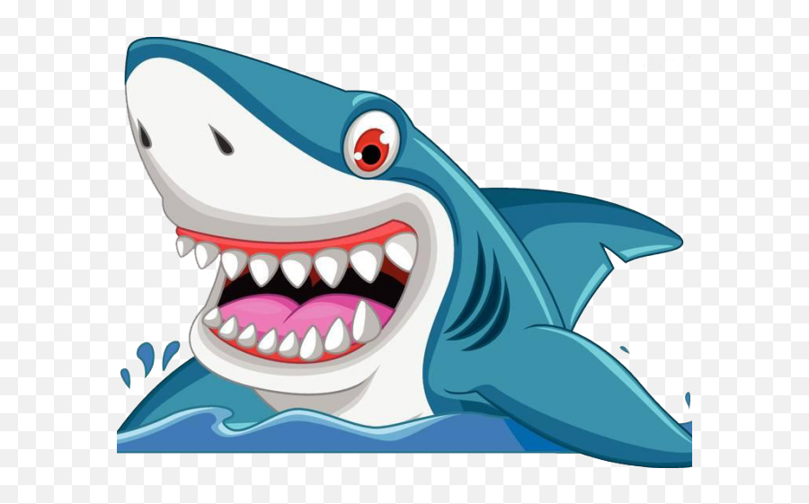 Drawn Grape Shark - Cartoon Shark Transparent Background Emoji,Shark Emoji