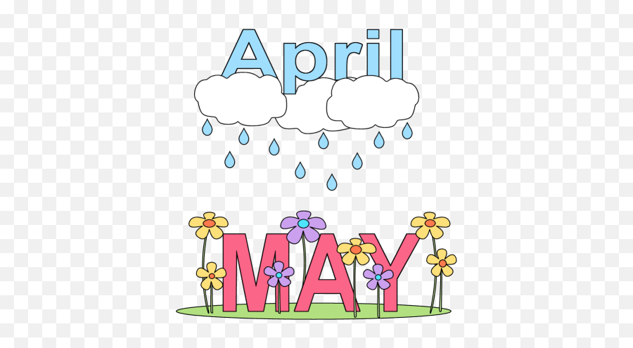 May Birthday Clipart Free April Clipart April Showers - April May Clip...
