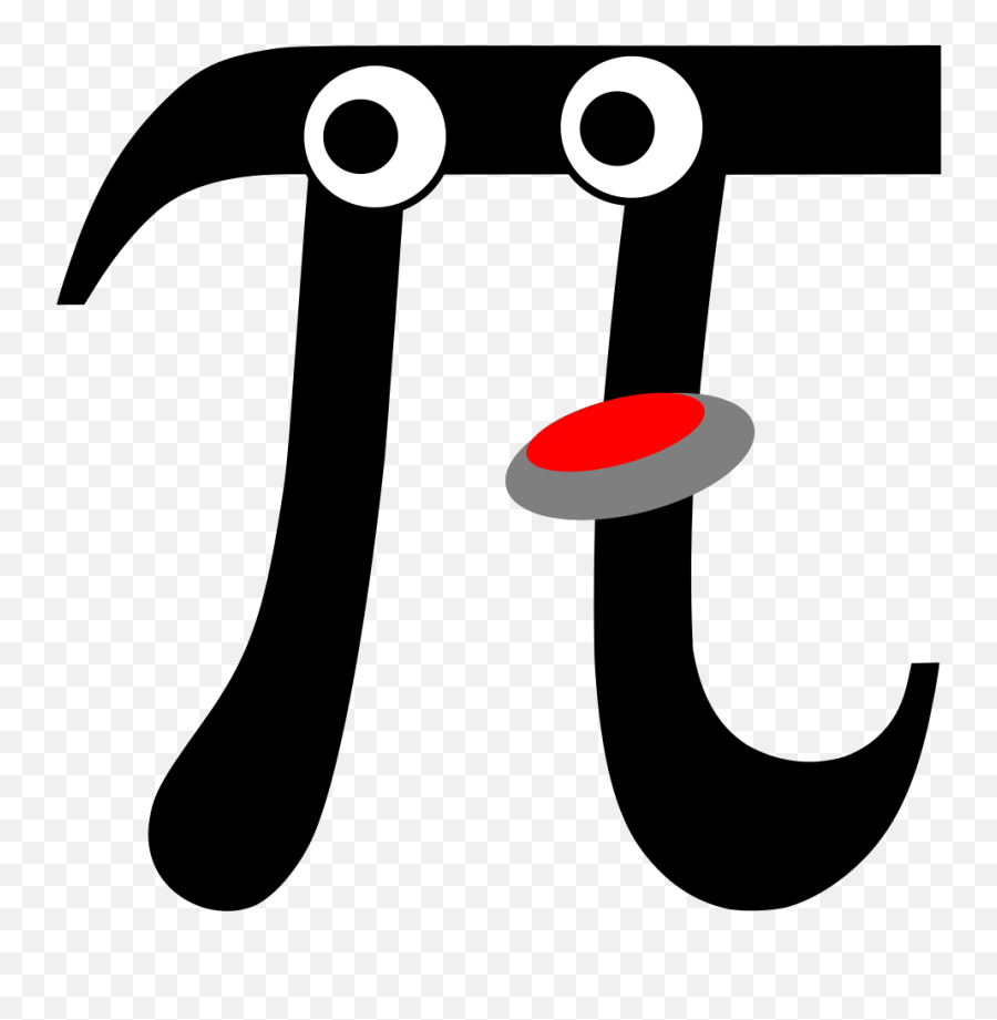 Pi Symbol With Face Clipart - Pi Symbol Animated Emoji,Pi Symbol Emoji