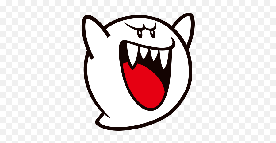 Boo Art02 - Mario Boo 2d Png Emoji,Nintendo Emoji