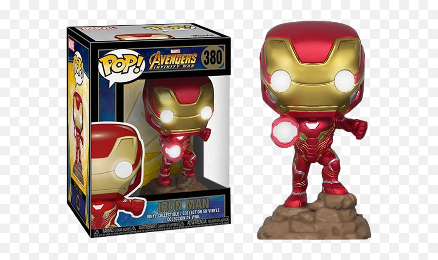 Avengers Infinity War Funko Pop Iron Man Light Up 380 Pre - Order Wave 2 Funko Pop Iron Man Light Up Emoji,Avengers Infinity War Facebook Emoji