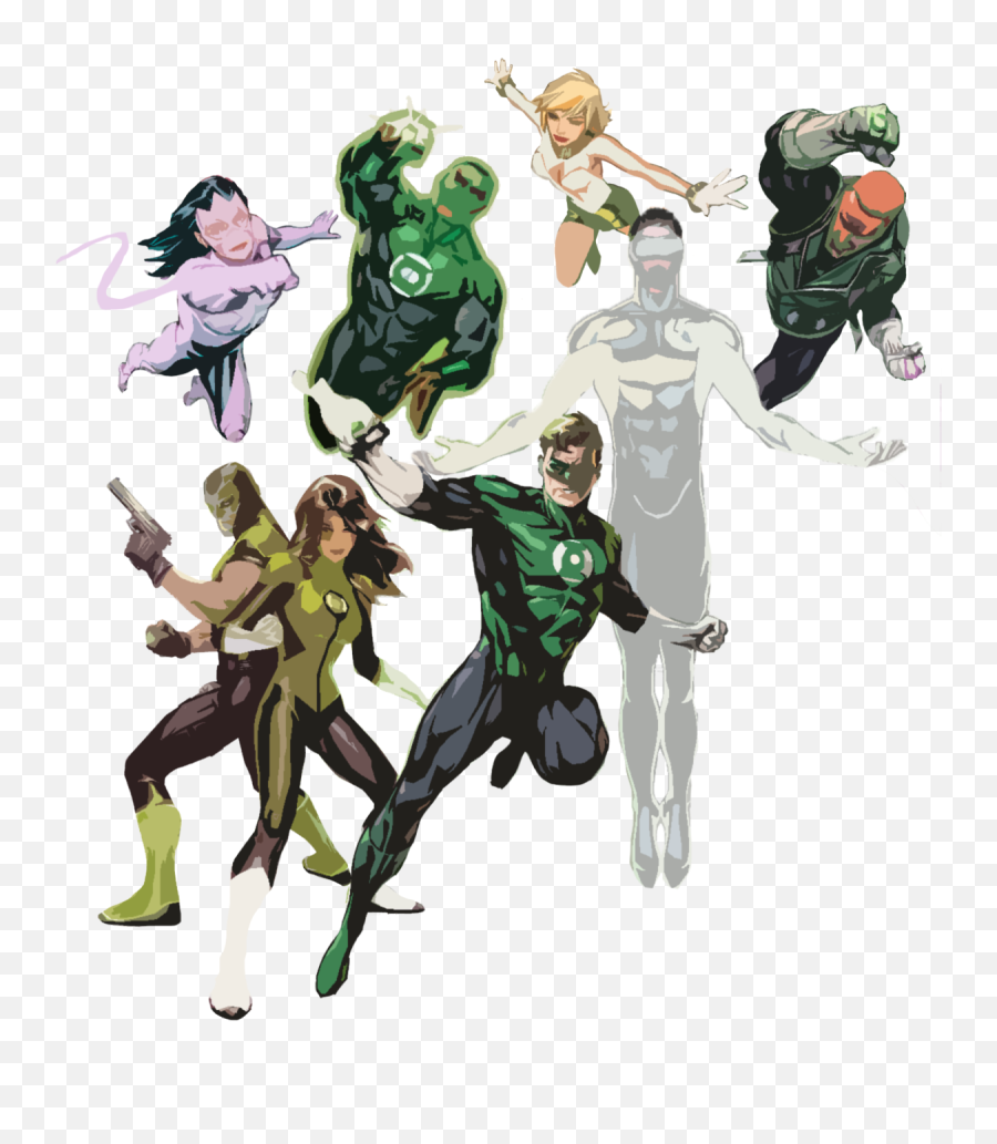 Aquaman Family Emoji,All Lantern Corp Emotions
