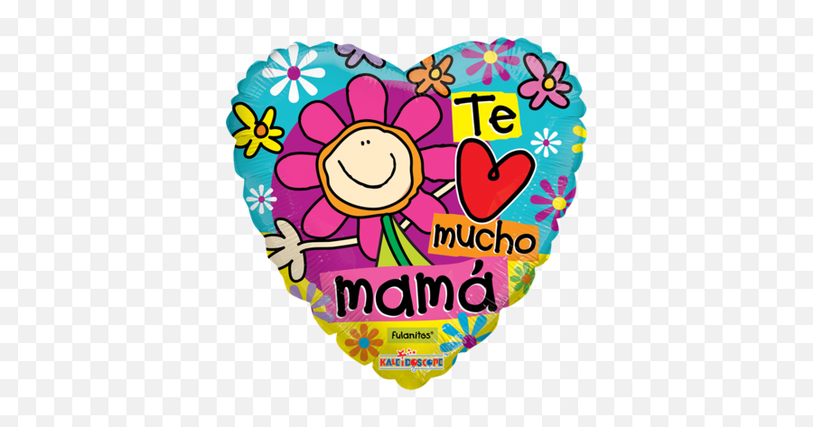 Globo Cumpleaños 18 Pulgadas Para Helio - Feliz Dia Mama Fulanitos Emoji,Emoticon Palmera Facebook