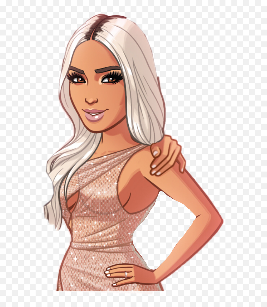 Imstagram - Caricatura Kim Kardashian Emoji,Kardashian Fashion Emojis