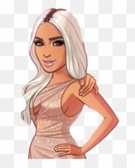 Imstagram - Caricatura Kim Kardashian Emoji,Kardashian Fashion Emojis