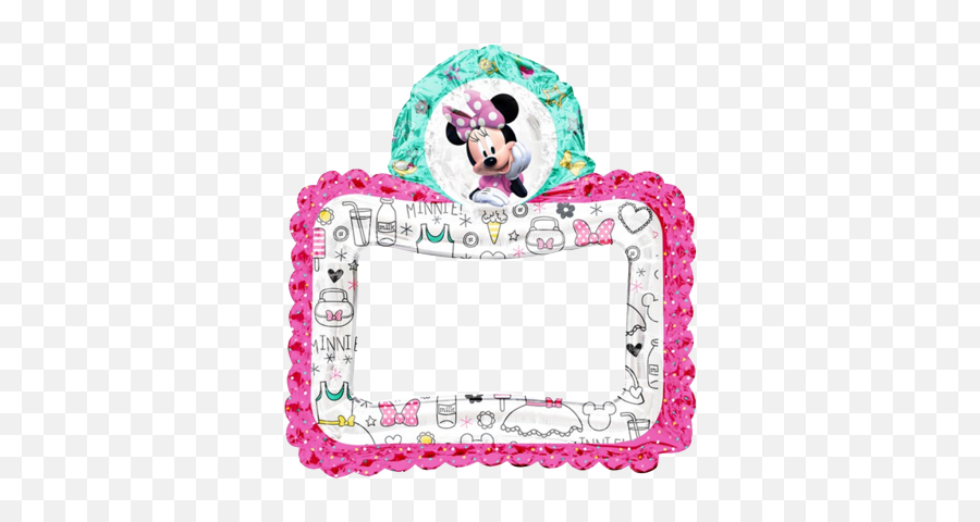 Minnie Mouse Inflatable Photo Frame Just Party Supplies Nz - Disney On Ice Treasure Trove Emoji,Frame With An X Emoji