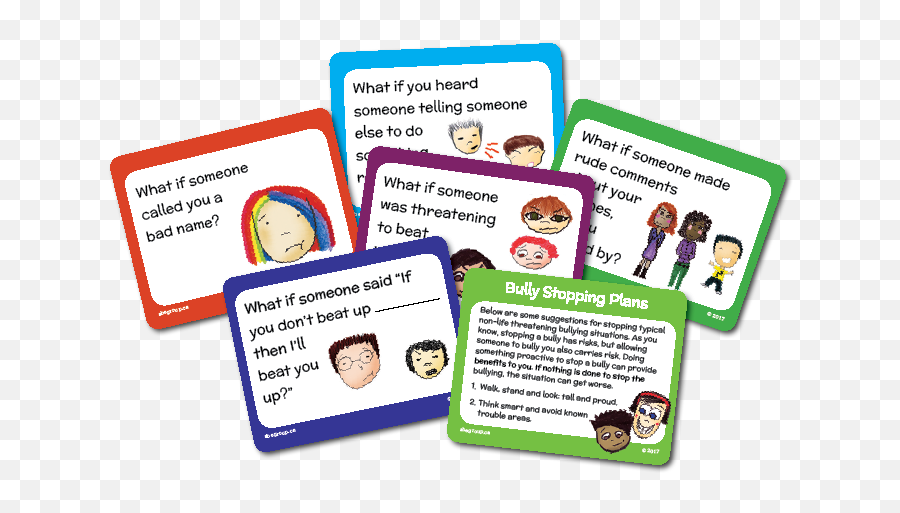 Shop - Bullying Cards Emoji,Emotion Scenario Picture Cards