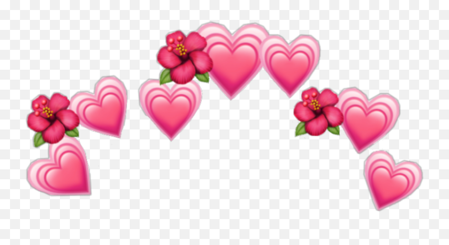 Pin - Transparent Pink Hearts Aesthetic Emoji,Fortnite Heart Emoticon 1000 X 1000