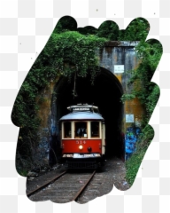 Train Bridge Trees Vines Sticker By Kimmytasset - Train Emoji,Train Train Train Train Emoji