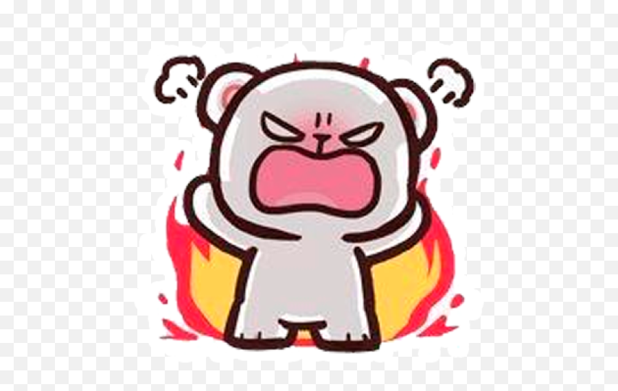 Sticker Maker - Milk U0026 Mocha Bear Ig Milkmochabear Milk And Mocha Angry Emoji,Panda Crying Emoji