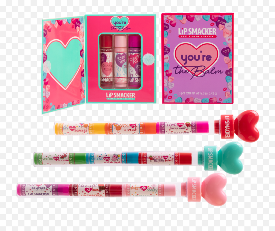 Youu0027re The Balm Valentine Collection Lip Smacker - Lip Smacker Valentine Emoji,Emoji Valentine Chocolate Box