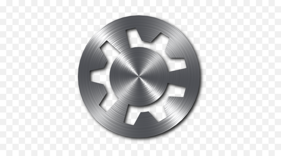 Kubuntu Brushed Metal Icon Monochrome - Solid Emoji,Steel Emoticons