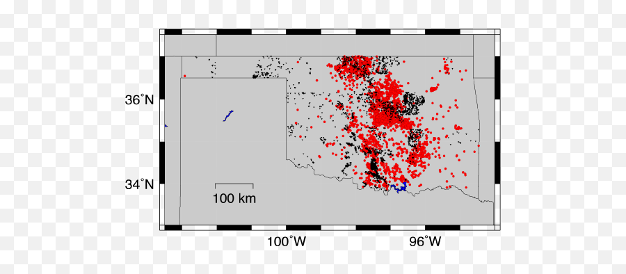 Data Visualization - Injection Wells In Oklahoma After 2010 Emoji,Emotion Visualized Lines
