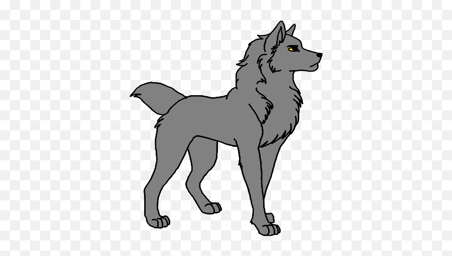 Cartoon Wolf Clip Art - Transparent Cartoon Wolf Emoji,Howling Wolf Emoji