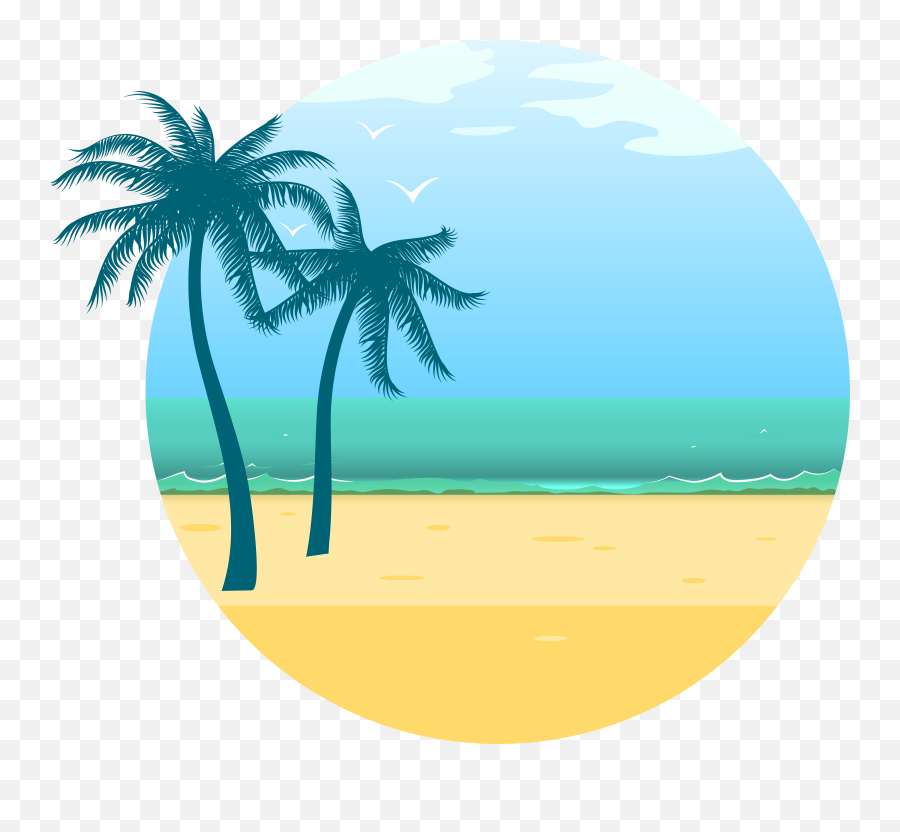 Download Summer Vacation Decoration Euclidean Vector Sea Emoji,Emoticon De Verano