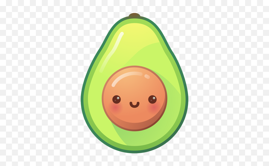 Happy Png Svg Transparent Background - Hass Avocado Emoji,Avacado Emoticon