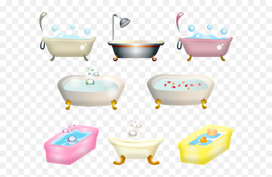Free Photo Bathroom Bathing Shower Bathtub Tub Towel - Max Pixel Emoji,Emoticons Bathtub