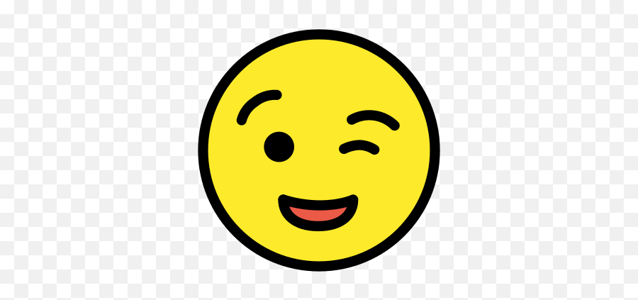 Winking Face Emoji,Smirk Emoji