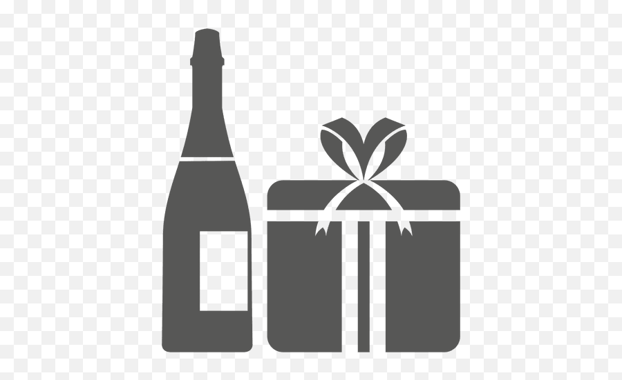 Champagne Bottle Giftbox Icon Transparent Png U0026 Svg Vector Emoji,Bottle Of Champagne Emoji