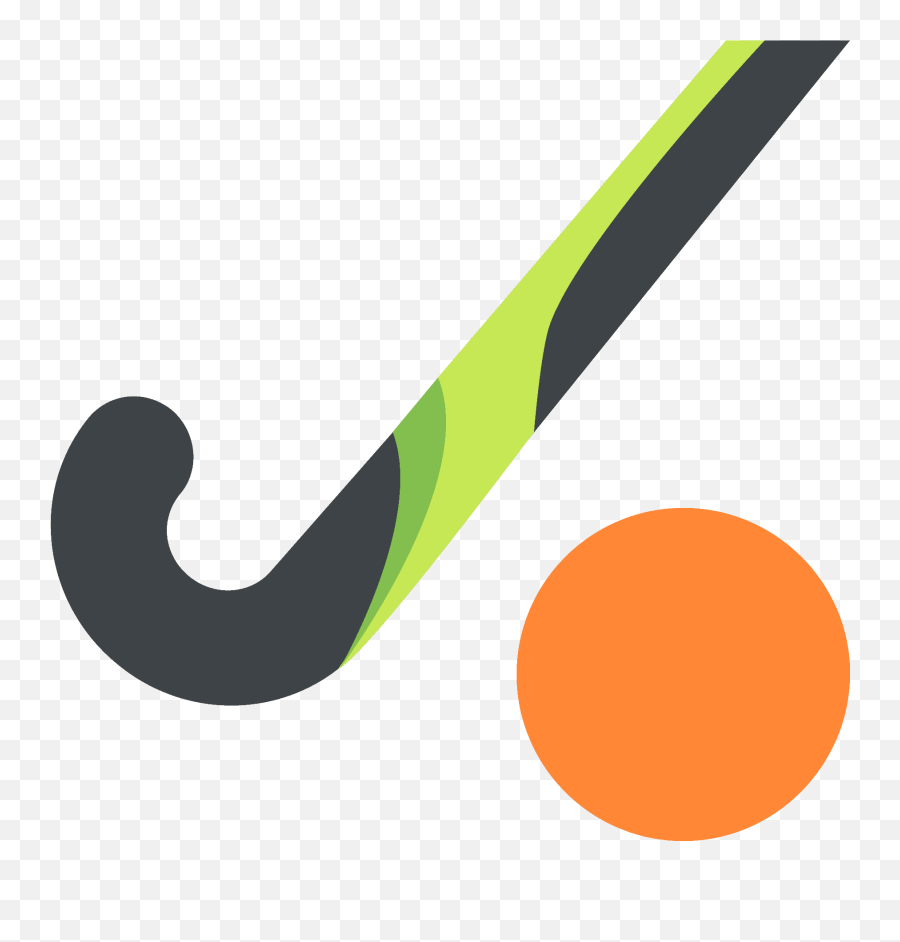 Ball Clipart Hockey Stick Ball Hockey - Transparent Field Hockey Png Emoji,Hockey Puck Emoji