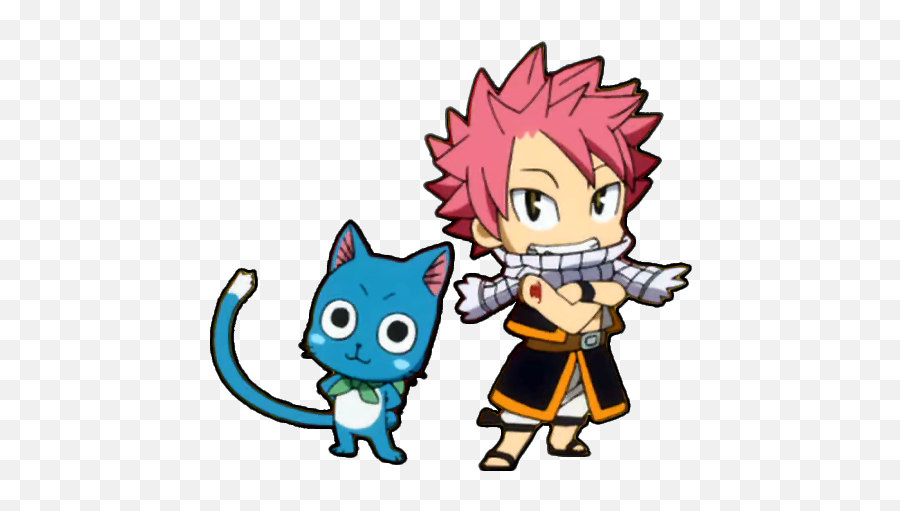 Download Fairy Tail Transparent Picture - Chibi Fairy Tail Natsu Emoji,Fairy Tail Emojis