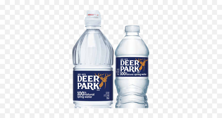 Bottled Water - Logo Deer Park Water Bottle Emoji,Cool Gear Emoji Water Bottle