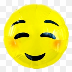 Blush Emoji Balloon - Happy,Balloon Emoji