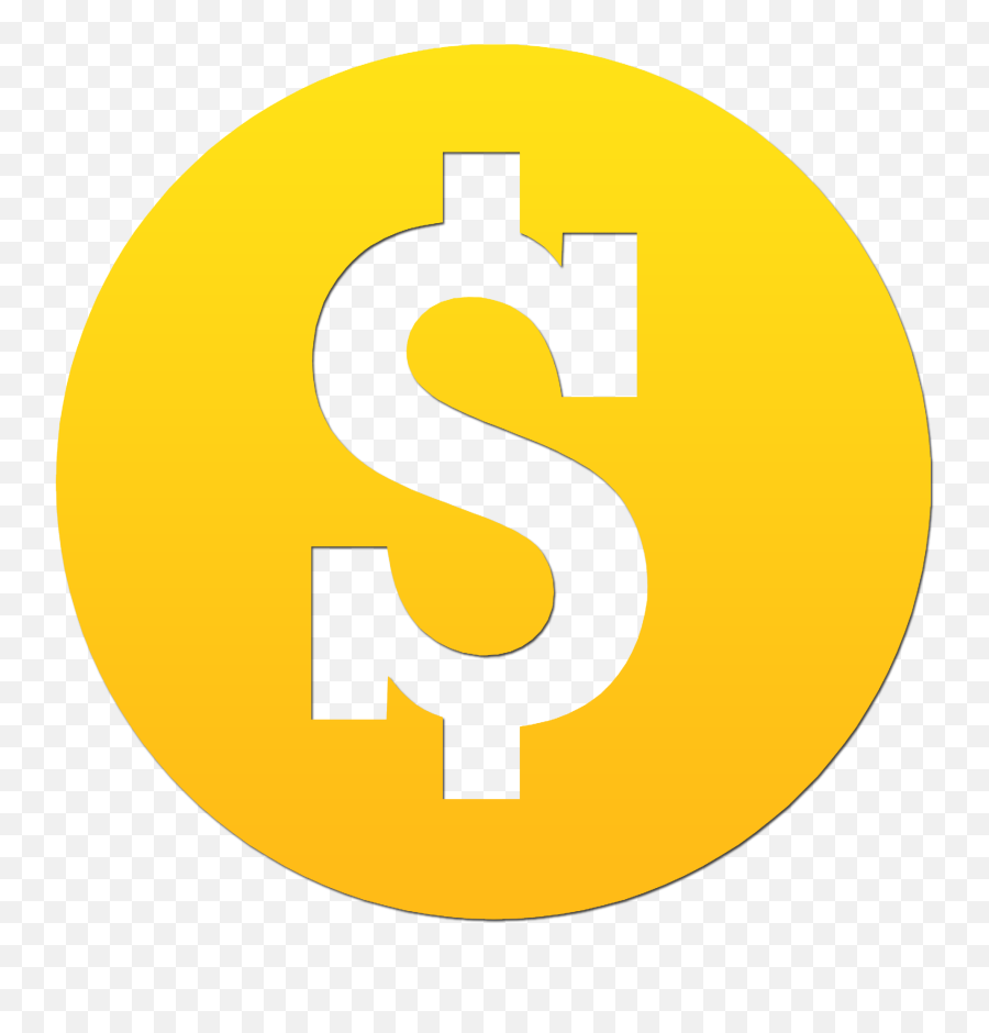 Yellow - Free Icon Library Dollar Icon Png Emoji,Dollar Sign Emoji Pillow